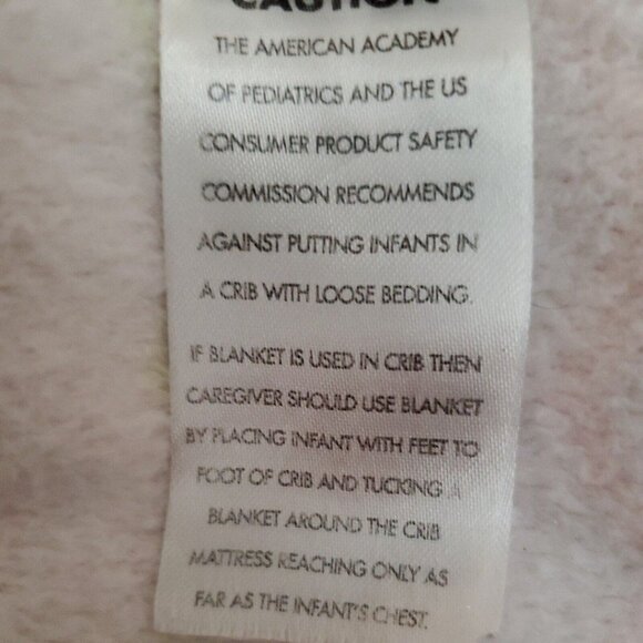 Baby Essentials Pink & Green Caterpillar Soft Plush Blanket RN93551 - Picture 7 of 7